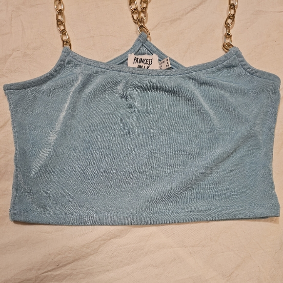 Princess Polly Chain Strap Crop Top Women's Size 4 - Picture 3 of 6